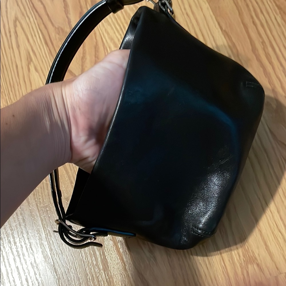 Coach Black Leather Shoulder Bag - Picture 11 of 12